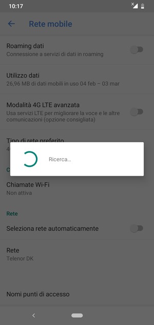 Attendi il completamento della ricerca