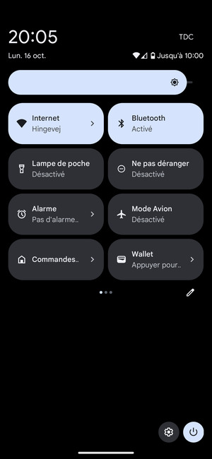 Sélectionnez Internet