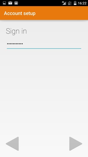 Enter your password and select Next