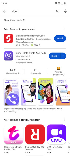 Select the app