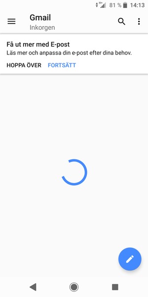 Din Gmail är klar att användas