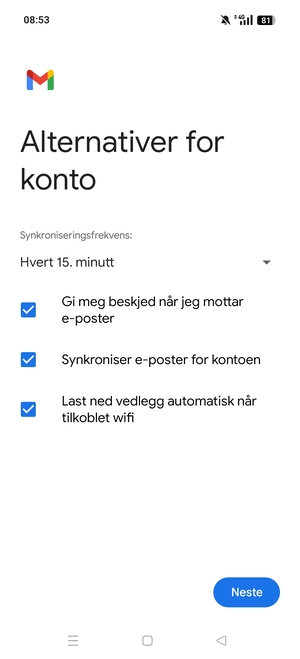 Velg Neste