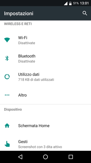 Seleziona Altro