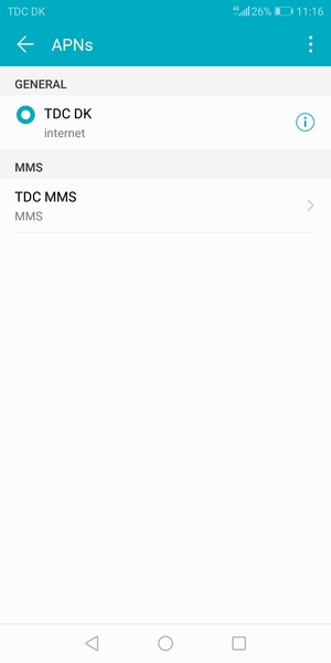 Select the Menu button