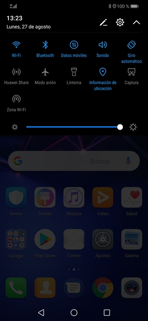 Desactive Wi-Fi y Bluetooth