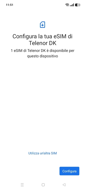 Seleziona Configura