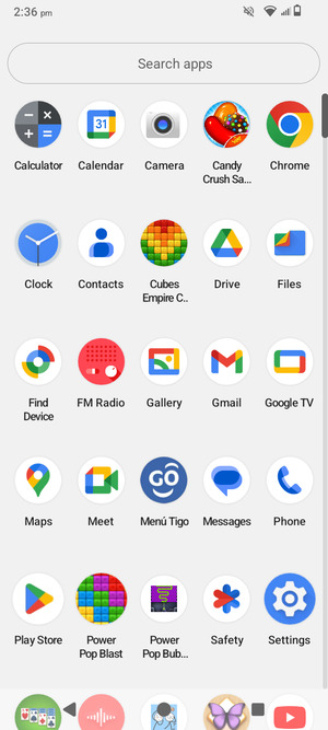 Select Settings
