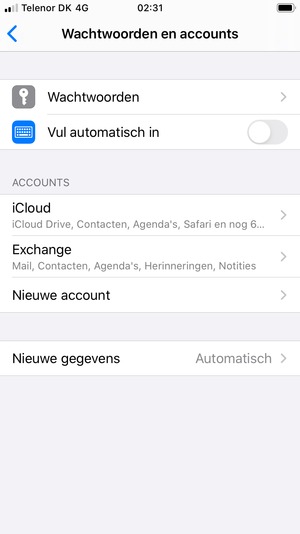 Uw account is klaar voor gebruik