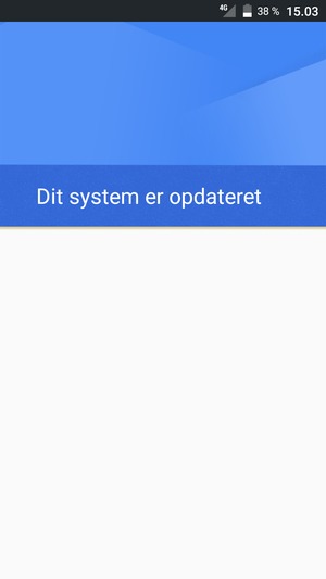 Afvent at søgningen er afsluttet