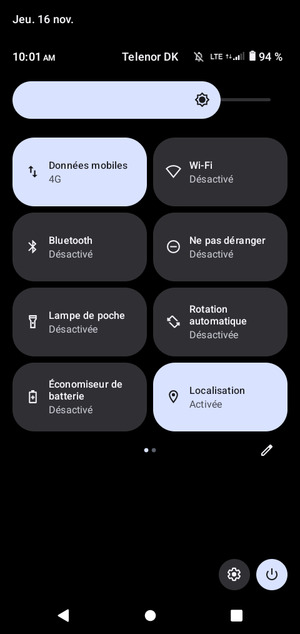 Désactiver le Localisation