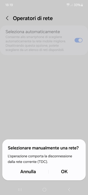 Seleziona OK
