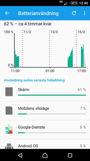 Tryck på Meny-knappen