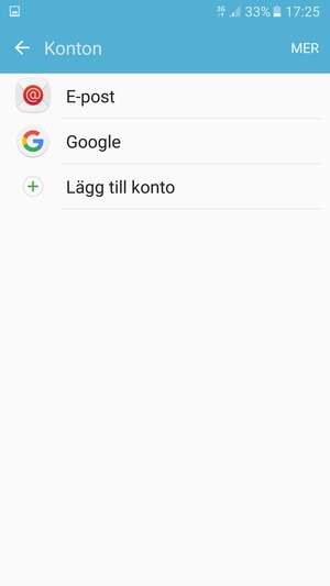 Välj Google