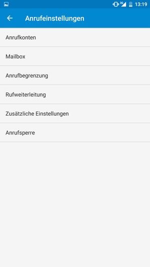 Wählen Sie Mailbox