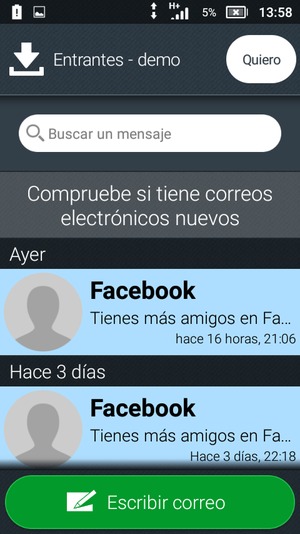 Su cuenta está lista para usar