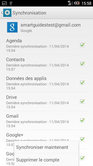 Cocher toutes les cases