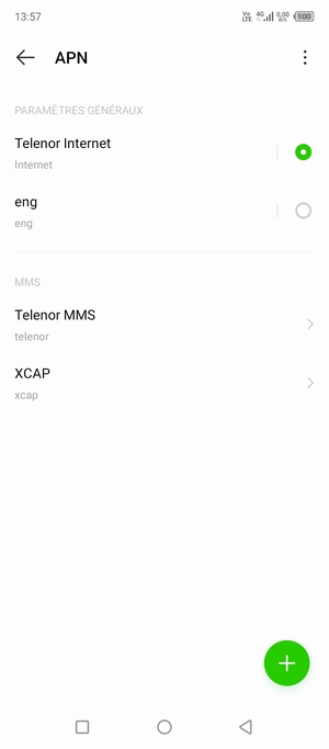 Votre téléphone est maintenant configuré pour les MMS