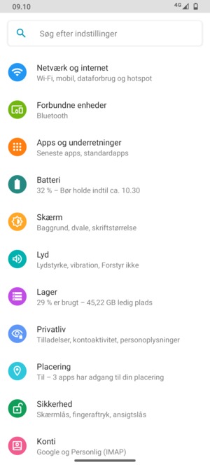 Vælg Placering