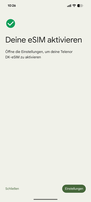 Wählen Sie Einstellungen