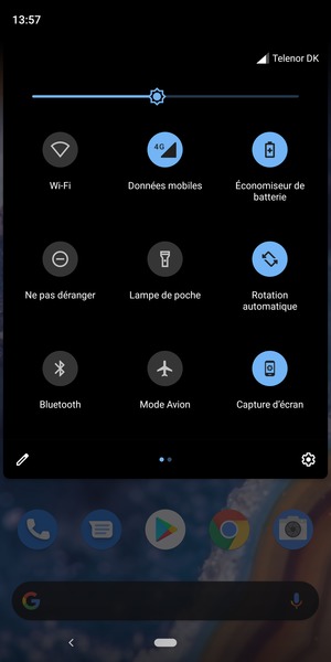 Sélectionnez le bouton Paramètres