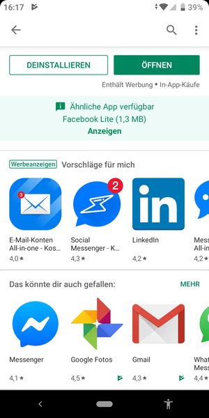 Wählen Sie ÖFFNEN