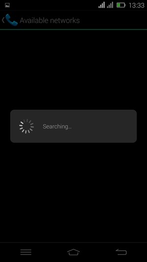 Wait for the search to finish