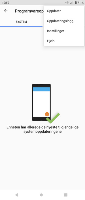 Velg Oppdater