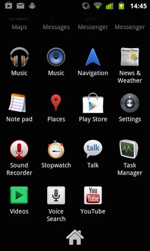 Scroll to and select Settings