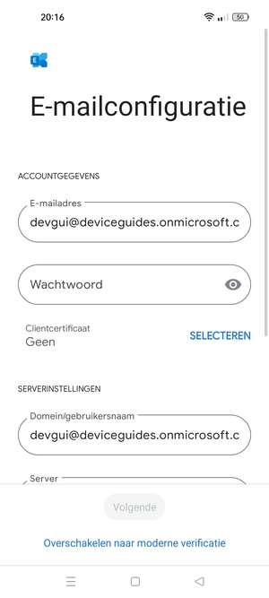 Voer uw wachtwoord in