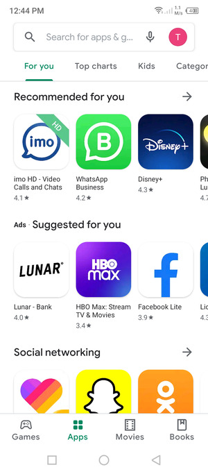 Select the Search bar