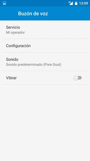 Seleccione Configuración