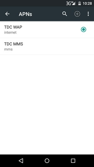 Select the Menu button