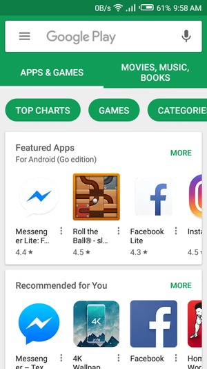 Select the Search bar