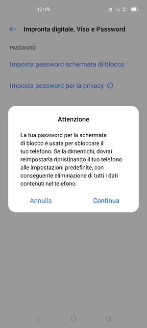 Seleziona Continua