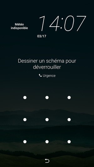 Votre téléphone est maintenant sécurisé par un écran de verrouillage.