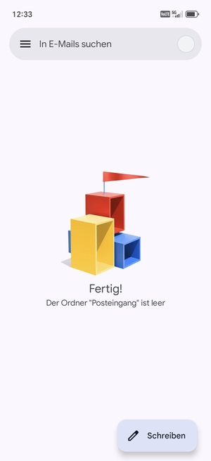 Ihr Gmail Konto ist einsatzbereit