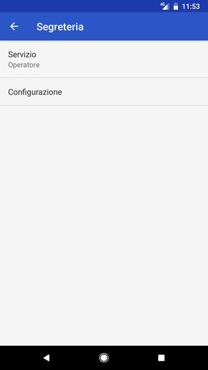 Seleziona Configurazione