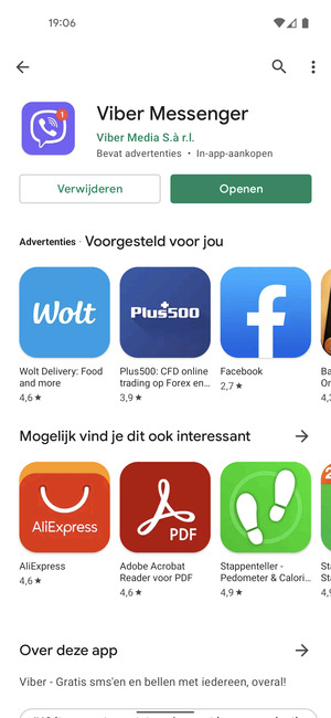 Selecteer Openen
