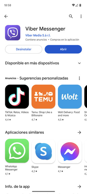 Seleccione Abrir