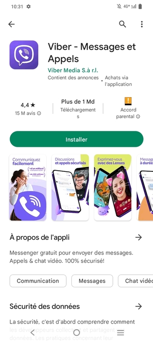 Sélectionnez Installer