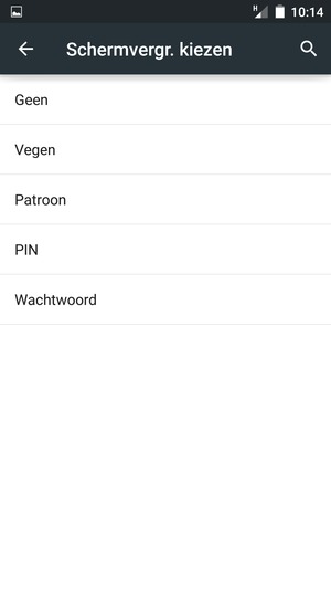 Selecteer Patroon