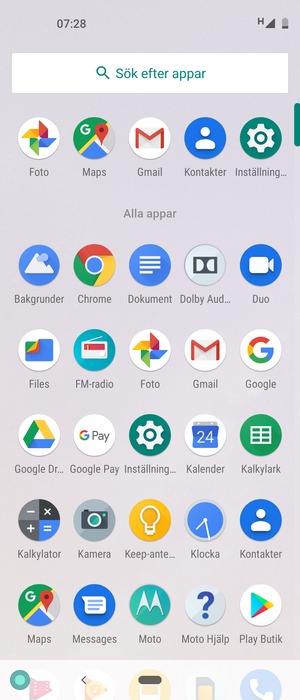 Välj Inställningar