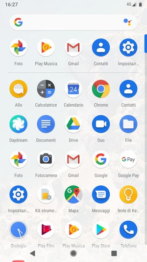 Seleziona Impostazioni