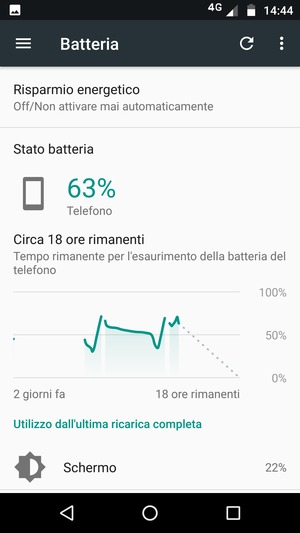 Seleziona Risparmio energetico