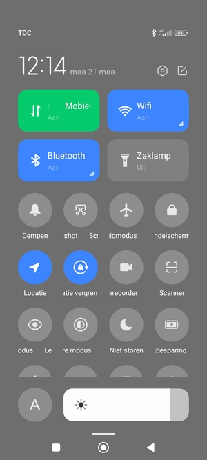 Schakel Wifi en Bluetooth uit