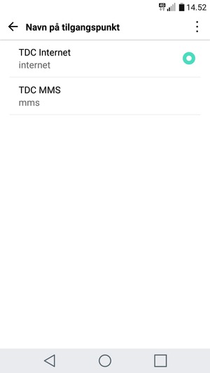 Telefonen din er konfigurert til MMS