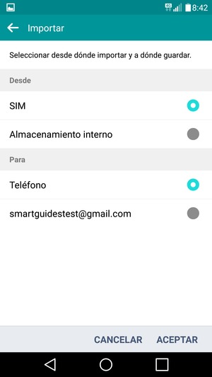 Seleccione la tarjeta SIM