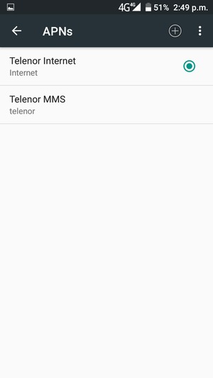 Select the Menu button