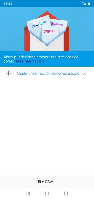 Seleccione Añadir una dirección de correo electrónico