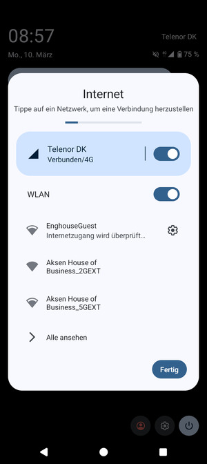 Schalten Sie WLAN aus